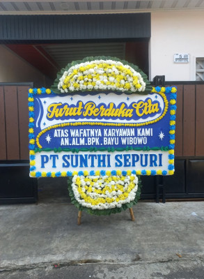Papan Bunga Duka di Nanga Taman